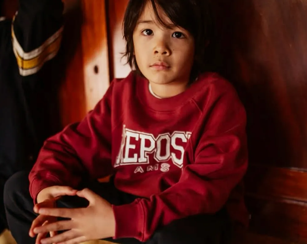 Coordinated mother and daughter outfits